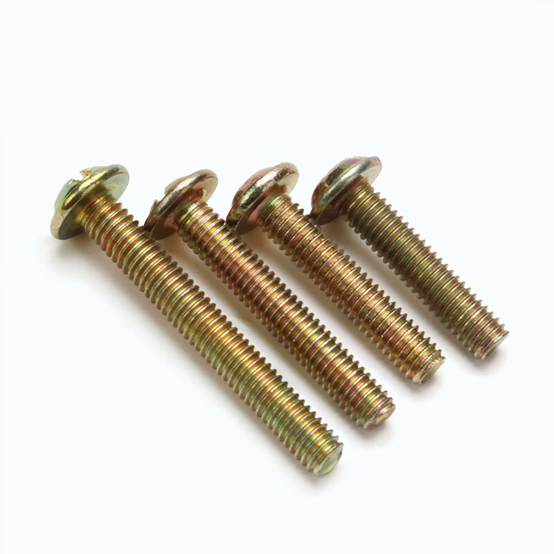 Chuangliheng cabinet door handle screws round head with handle screws m4 drawer handle screws 4 cm extended solid 4*16mm handle screws 120 pieces