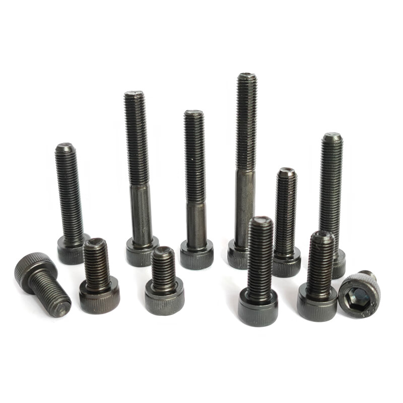 M12M14M16*1.5 fine thread hexagon socket screws 12.9 grade cup head small thread screws GB70 alloy steel fine buckle screws Henghu 5 pieces M12-1.5x65 and a half