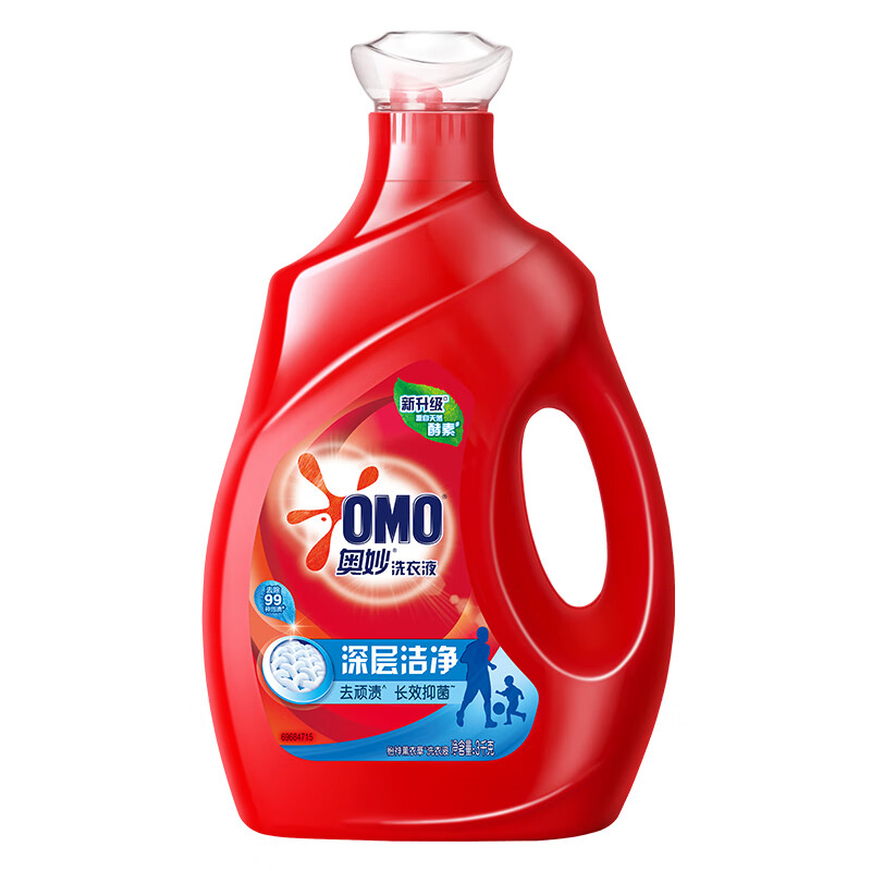 OMO (OMO) Wu Lei Haowu stain removal enzyme cleansing deep cleansing long-lasting fragrance enzyme 6 pounds school uniform laundry detergent