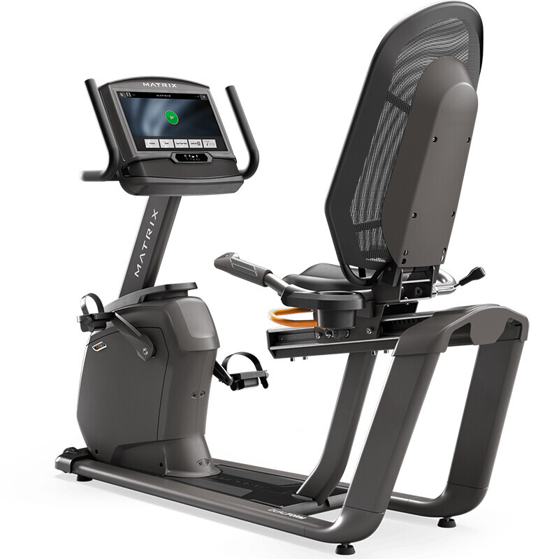 JOHNSON Exercise Bike R50 Recumbent Bicycle Home Silent Power Bicycle High-end Commercial Fitness Equipment XIR 15.6-inch Touch Color Screen