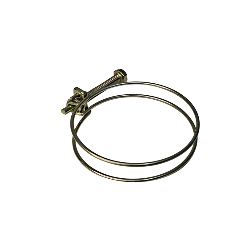 Special hose hoop for reel hose, double wire hose clamp, clamp, water pipe, water belt, ventilation pipe clamp, rubber pipe, gas pipe, steel wire fire hose clamp, 10 pieces, DN65 double wire hose clamp