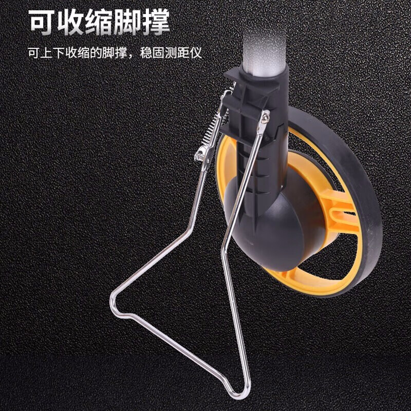 Deli roller distance meter electronic digital display high-precision engineering distance measuring wheel wheel roller ruler hand push measurement digital display electronic wheel large wheel mechanical caliper DL9712