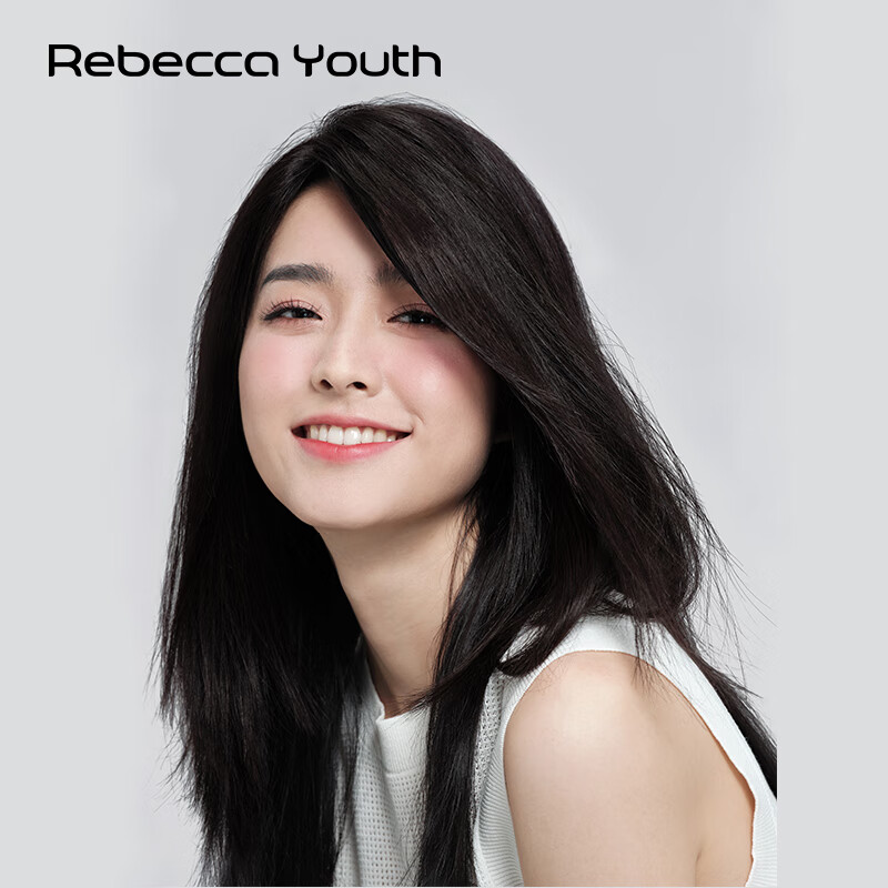 Rebecca wig piece, full human hair air bangs wig piece, seamless bangs to cover gray hair and increase hair volume, head replacement piece, middle parted bangs, dark brown 25cm, fully hand-woven craftsmanship