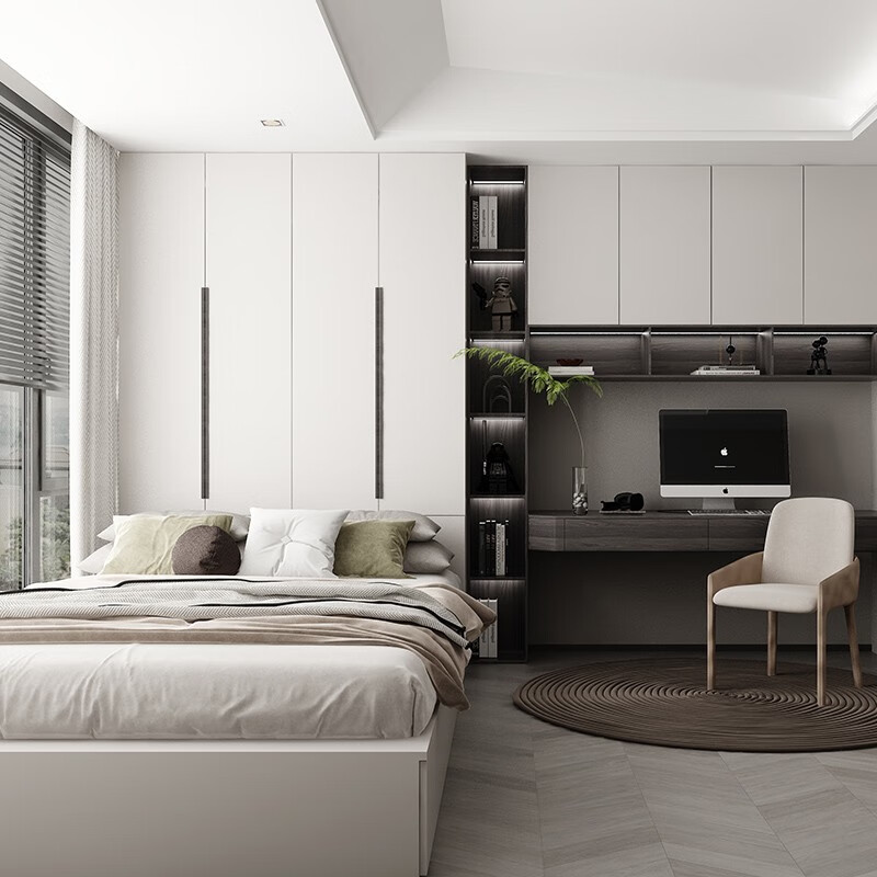 Tiantan Furniture Whole House Customized Cabinet Wardrobe Customized Whole House Furniture Customized TV Cabinet Customized Tatami Customized Simple Style Deposit (Not Full Payment)