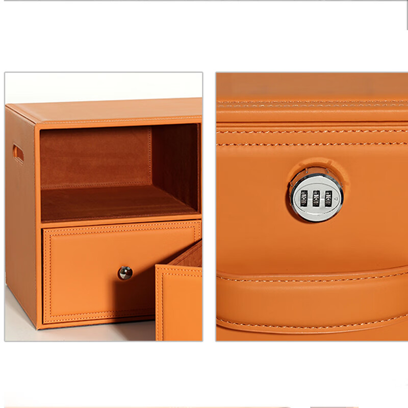 Likani suitable for BMW X5 trunk storage box X6 X7 X3 X1 5 series 7 series 6 series GT car storage box password password model coffee color Nappa leather