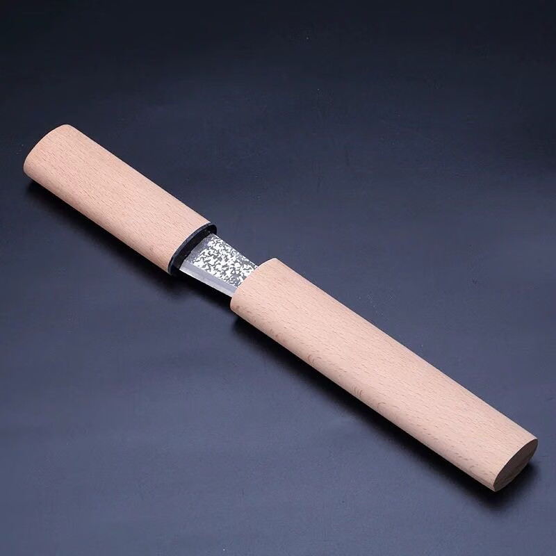 Bar Soul Japanese Ice Shaving Knife Bartender Ice Hockey Knife Round Ice Ball Diamond Square Ice Handmade Large Ice Cube Japanese Ice Shaving Knife 140g