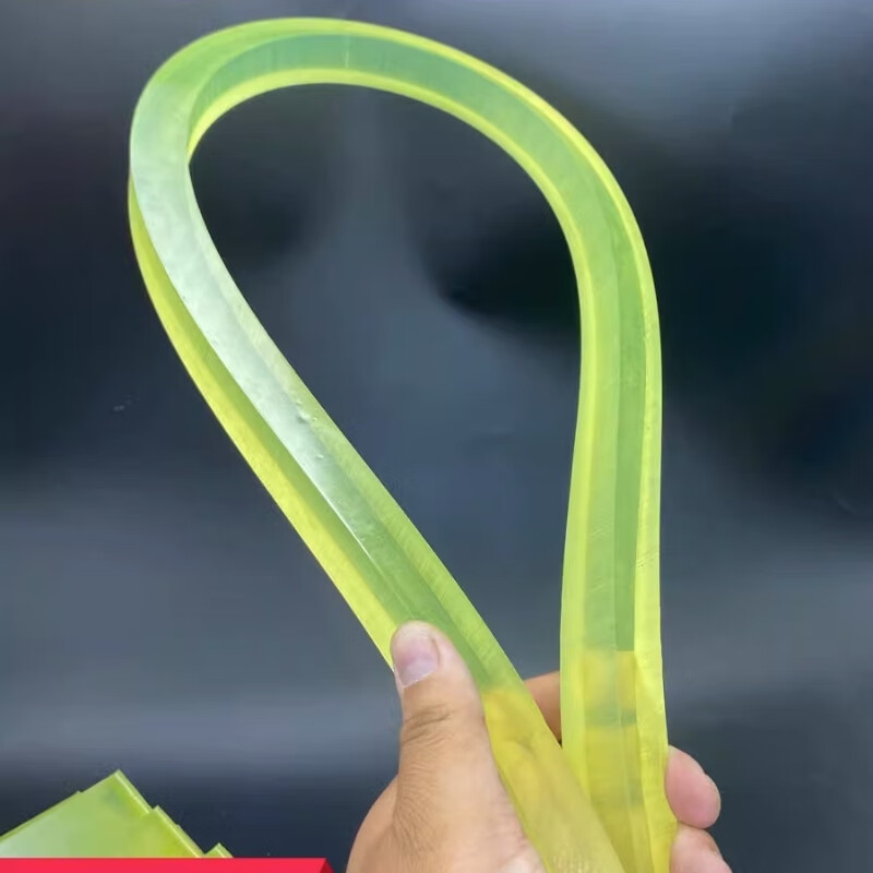 Shanhe Industrial Rubber Leather Yellow Polyurethane Oxford PU Square Pad Rolled Beef Tendon Excellent Rubber Sheet Anti-collision Shock Absorption Wear-Resistant Processing 100*100*5mm