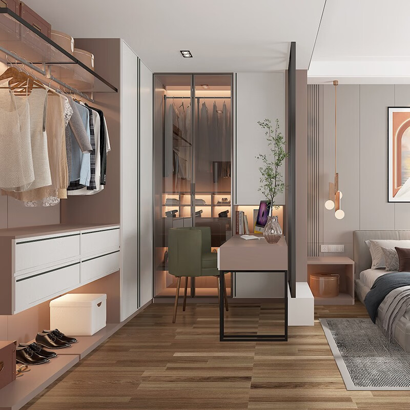 Opalli Wardrobe Customized Whole House Customized Home Bedroom Simple Complete Wardrobe Open Sliding Door Wardrobe Cloakroom Inquiry Enjoy Upgraded Environmentally Friendly Boards