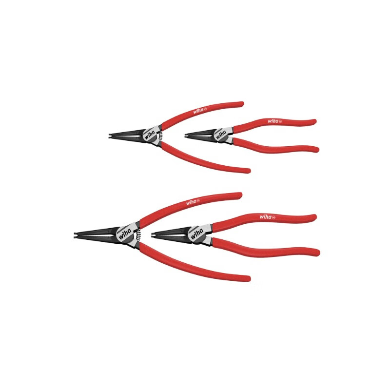 Wiha German Weihan Z99000401 internal and external circlip pliers 4-piece set 26793 J1J2 for hole and A1A2 for shaft 267 (4-piece set)