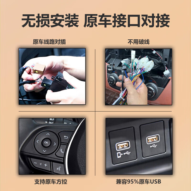 Zhuo Yonghang is suitable for Beijing Hyundai iX35 central control display large-screen navigator 360-degree panoramic reversing image all-in-one machine 8.WIFI version 2+64G Carplay official standard + recorder + reversing rear view