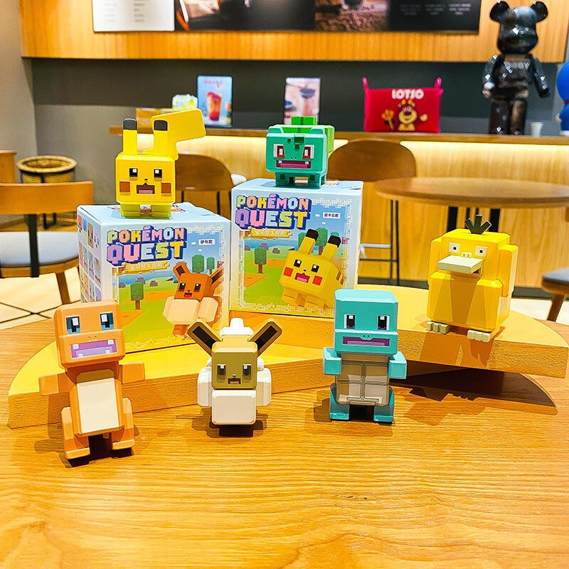 Huao genuine Pokémon Adventure series ornaments cartoon pixel ornaments Squirtle