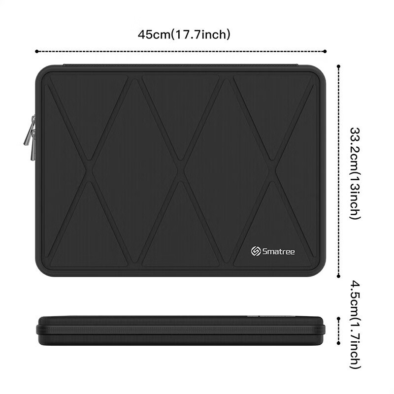 Smatree is suitable for ASUS Gunslinger 7P/8P/9P 18-inch gaming laptop sleeve hard shell storage bag black 18 inches