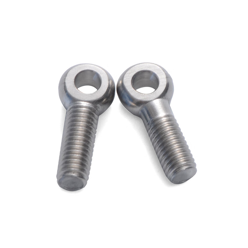 Jinggong M5M6M8 304 stainless steel live joint screw, live joint screw, slip knot screw, lifting ring, fish eye screw, hole bolt, M20*190 (1 piece), thread length 80