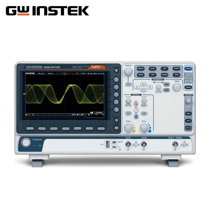 GWINSTEK oscilloscope GDS-2202E/04E Goodwill 100M dual-channel digital oscilloscope four-channel 2102E/04E GDS-2104E (four-channel 100M)
