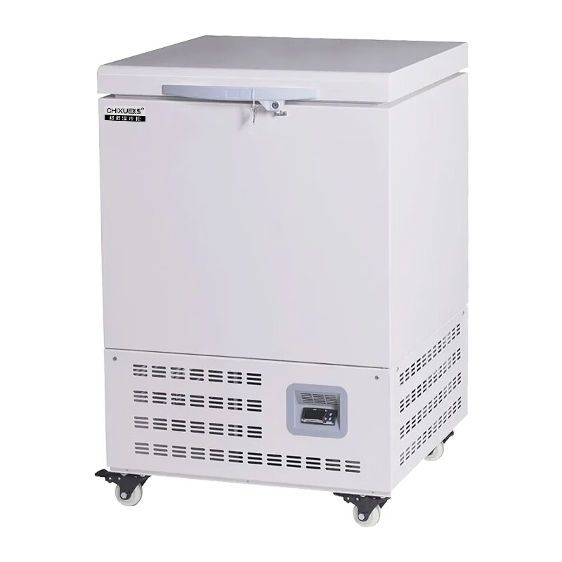Chixue ultra-low temperature freezer minus 60/80/105/degrees Scientific research laboratory biological freezer -135/145 degrees Plasma medicine refrigerator minus 40 degrees industrial cryogenic quick freezer 118 liters Size 1270*795*990mm -40 to -86 adjustable