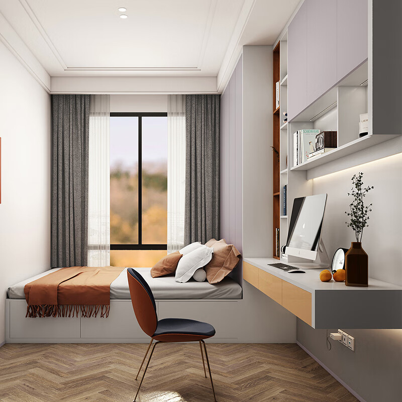 Sophia tatami bed customization, whole house furniture, study room, bookcase, desk combination cabinet, leisure room tatami double bed, reservation fee (contact customer service before bidding))