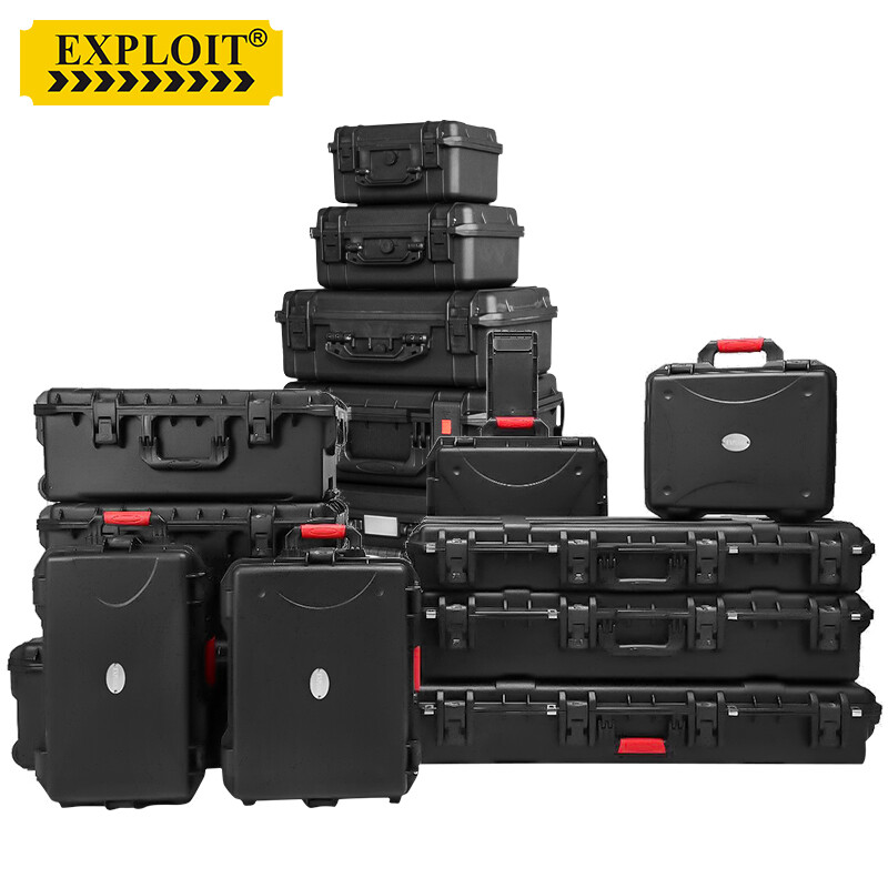 EXPLOIT anti-fall and waterproof equipment safety box trolley case instrument protection tool box trolley case inner size 545 400 250