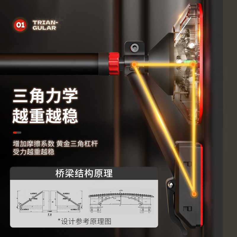 XTEP home horizontal bar indoor adult pull-up device children's punch-free door fitness equipment sports boom long