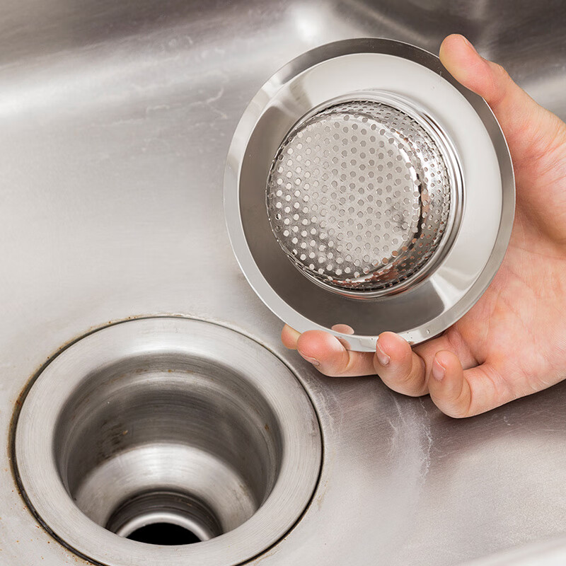 Ou Runzhe sink filter stainless steel washbasin sewer vegetable basin anti-clogging sink filter 11cm 2 pieces