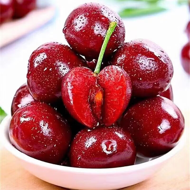 Fruit Farmer Chilean Cherry Fresh Black Pearl Fruit for Pregnant Women Big Cherry Gift Box Fruit 1kg Selected Fruit