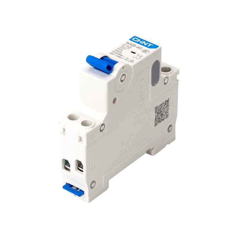 Chint (CHNT) household air switch NXB miniature circuit breaker 40 frame 1P+N overload air switch NXB-40-1PN-C10 25A