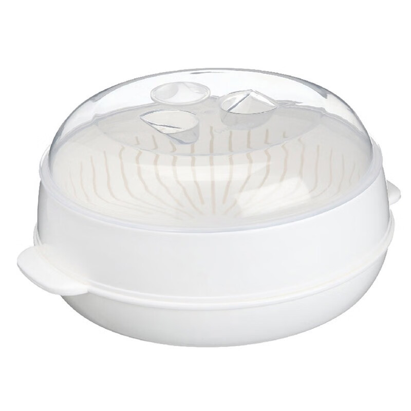 Camellia (CHAHUA) steamer, microwaveable steamer, rice cooker, hot dishes, steamed rice, rice cooker, rice box, steaming plate, steamed rice cooker 2000ML + rice spoon + rice measuring cup