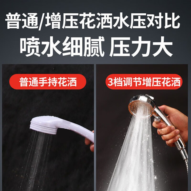 Xunliba dormitory bath artifact self-priming shower machine rural outdoor rental housing student dormitory portable self-priming shower upgraded 60W water pump plug-in model booster switch shower