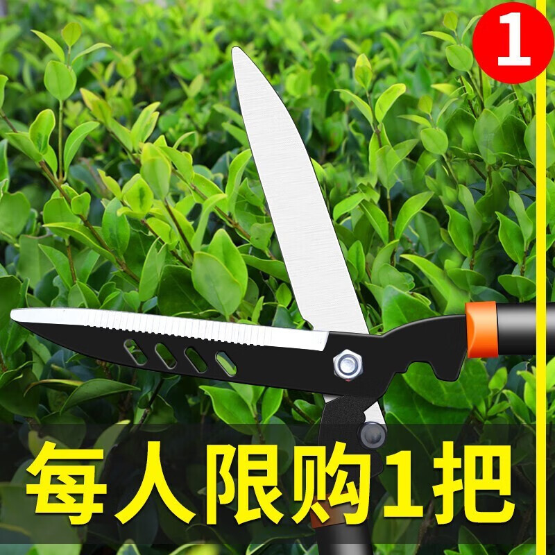 Gardening scissors, garden flower shears, pruning shears, lawn shears, hedge shears, powerful trimming branches, e standard straight blade