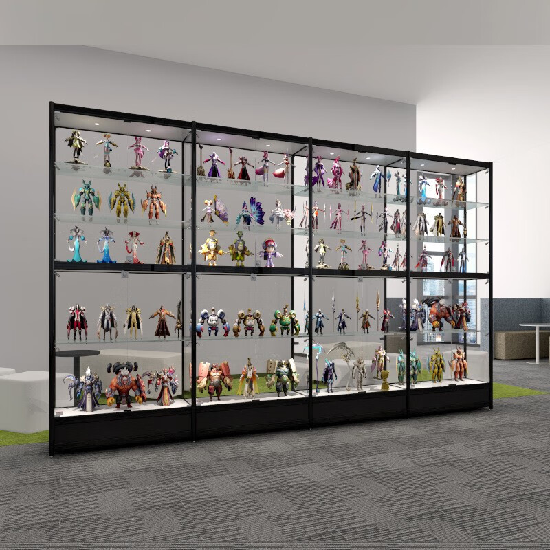 KINKOCCL dust-proof transparent glass medal honor certificate display cabinet Lego model gift cabinet cosmetics certificate medal storage cabinet