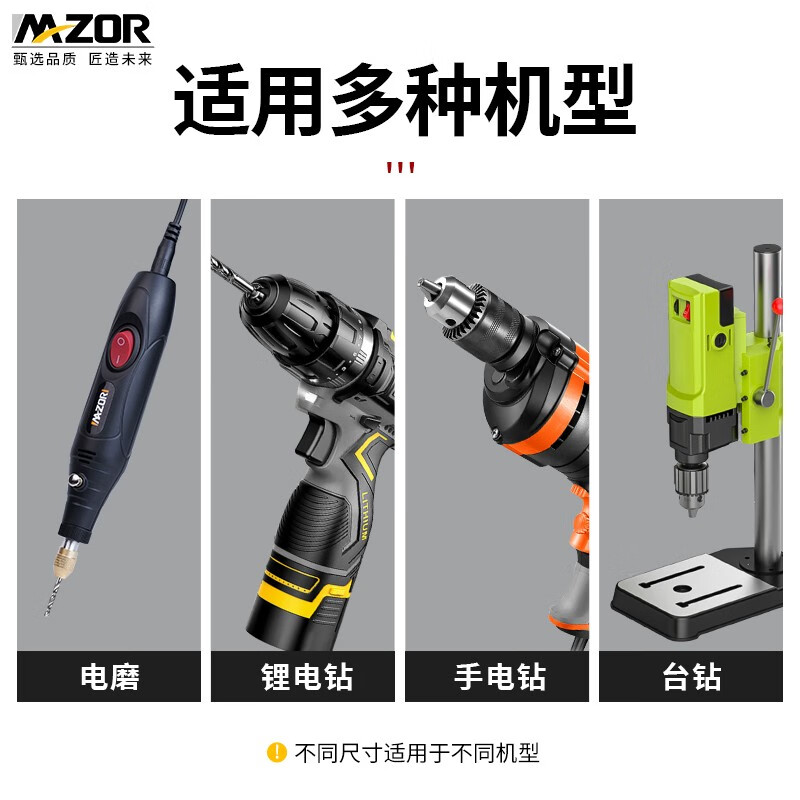 Medroir Mini Twist Drill High Speed Steel Drill Bit Wenwan Peach Core Electric Grinding Bracelet Small 1mm Woodworking Drilling Set 8 Pack 0.5-2.0mm