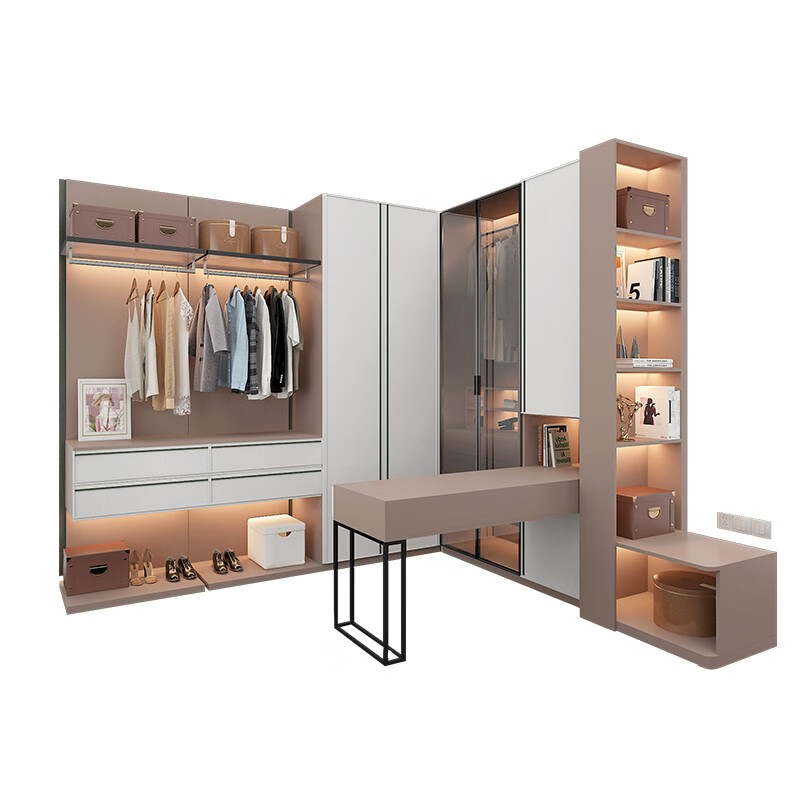 Opalli Wardrobe Customized Whole House Customized Home Bedroom Simple Complete Wardrobe Open Sliding Door Wardrobe Cloakroom Inquiry Enjoy Upgraded Environmentally Friendly Boards