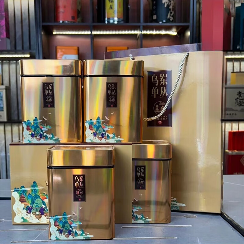 Gannan native Song Zhong spring high-end Phoenix Dancong strong-flavor oolong tea roasted at high fire tastes powerful and mellow aroma strong-flavor 500g 1 catties - 4 cans