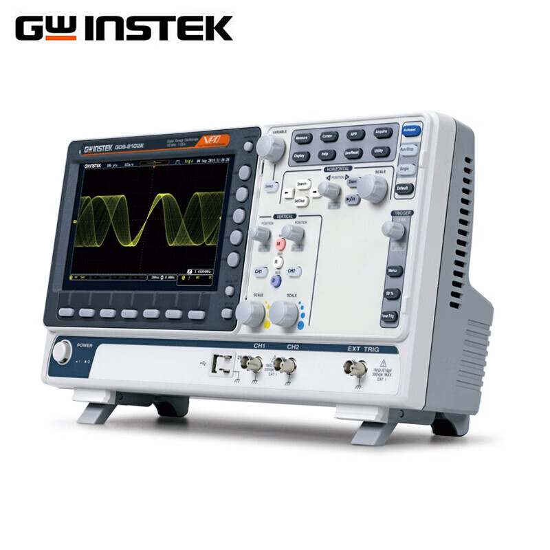 GWINSTEK oscilloscope GDS-2202E/04E Goodwill 100M dual-channel digital oscilloscope four-channel 2102E/04E GDS-2104E (four-channel 100M)