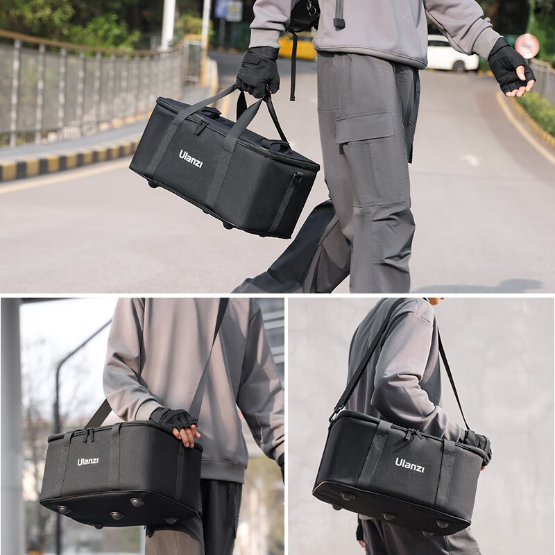 Ulanzi OM-01 photography light multi-function storage bag large capacity camera SLR fill light diagonal storage box outdoor travel water-repellent photography bag
