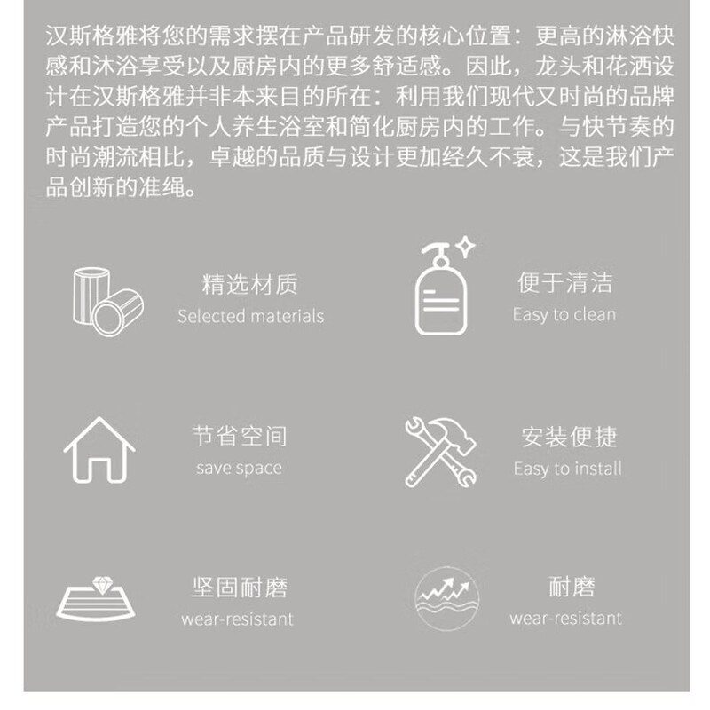 Hansgrohe 304 stainless steel handmade sink 1.2mm thick large single tank double tank C71 countertop or flat/43202007 set