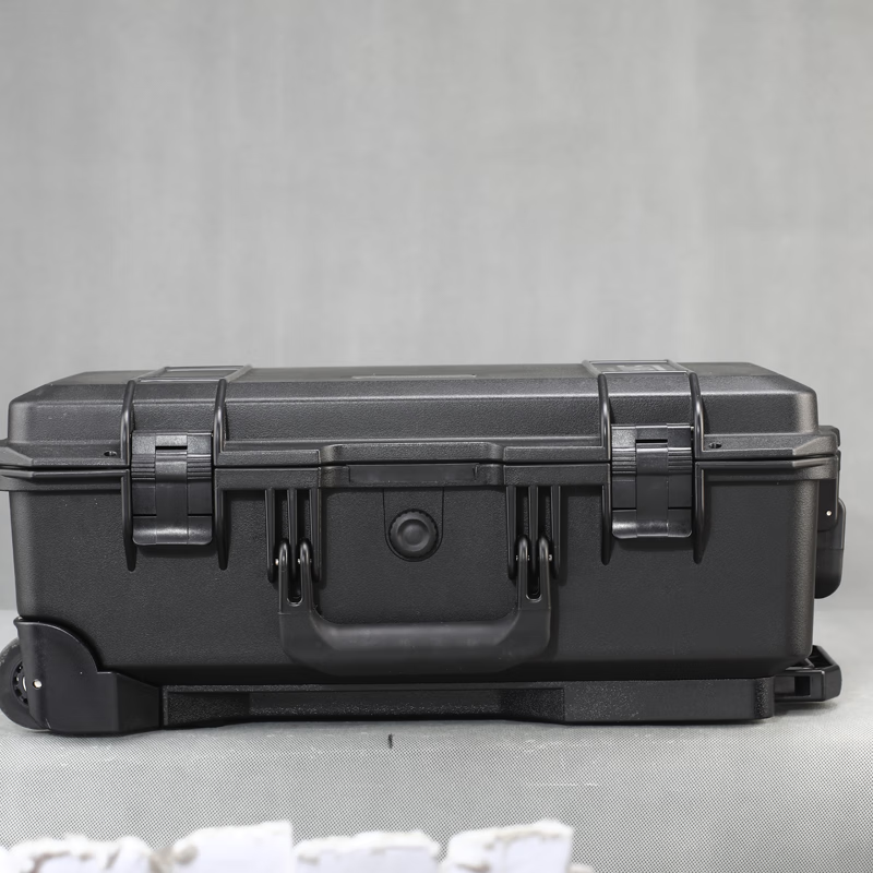 SMRITI heritage protective box black large trolley box thickened waterproof and dustproof multi-functional equipment tool box S6548 black empty box