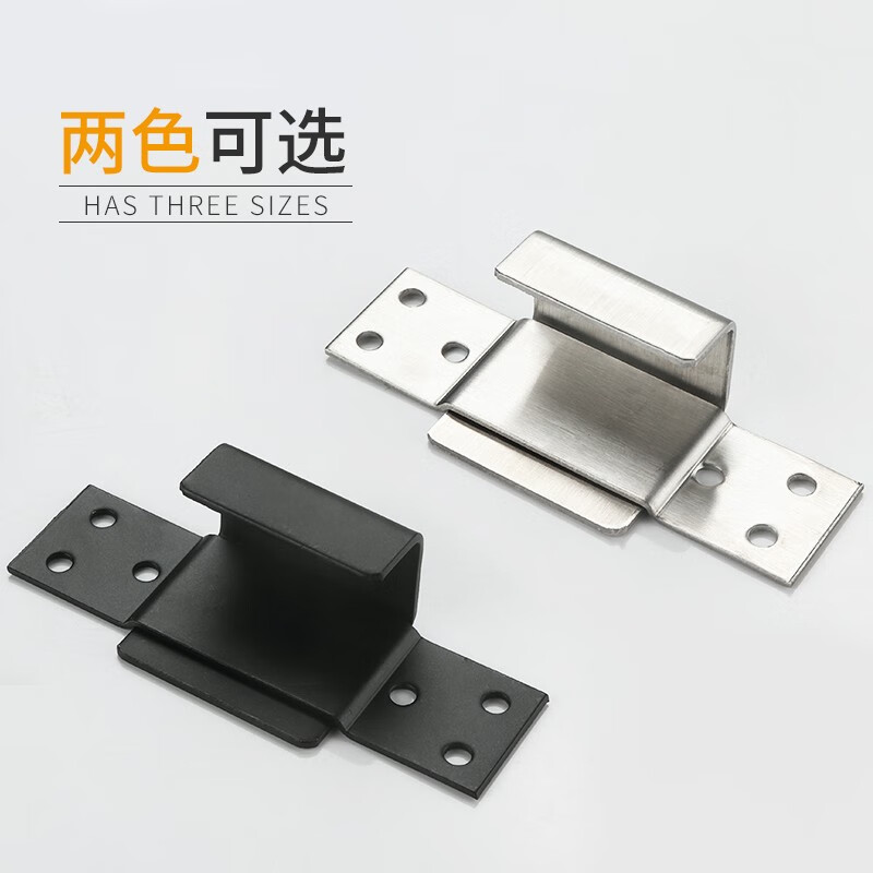 Ya Li Da stainless steel thickened tile hanging code storage fixed hook wall tile loading buckle pendant dry hanging bracket black extra large size does not include accessories
