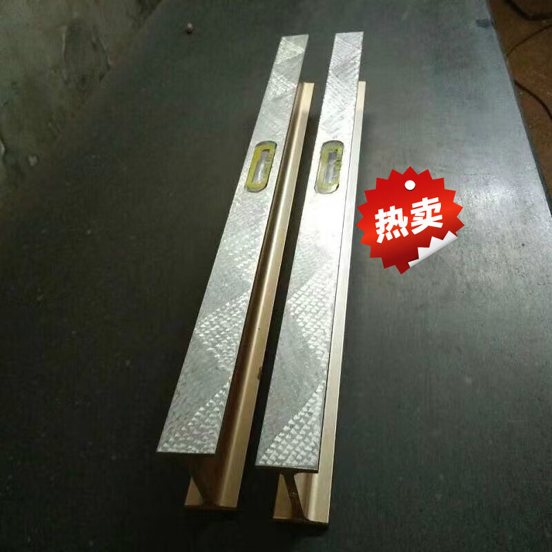 XMSJ high-precision magnesium-aluminum alloy flat ruler light alloy flat ruler equipment installation inspection measurement I-shaped level ruler 3000*150*80