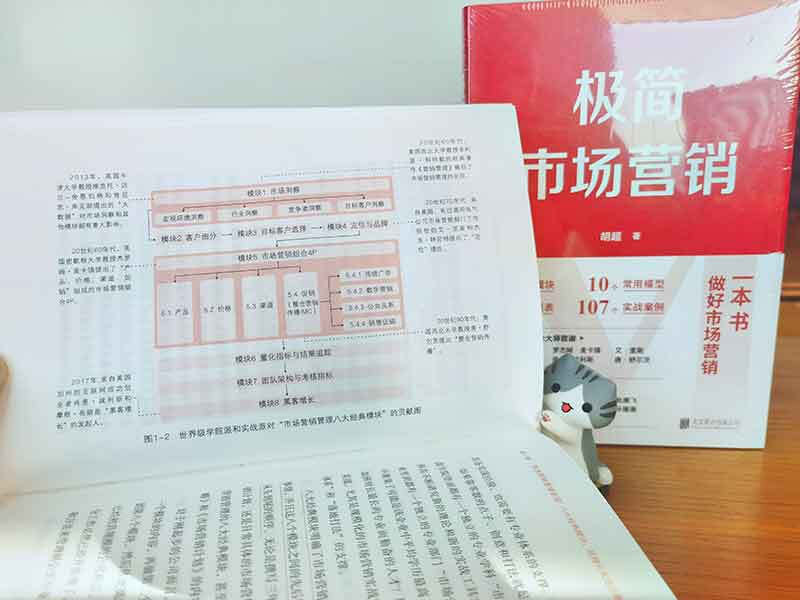 Minimalist marketing, complete system and practical methods, written by Hu Chao, marketing management, brand marketing, enterprise management and management inspirational practical books