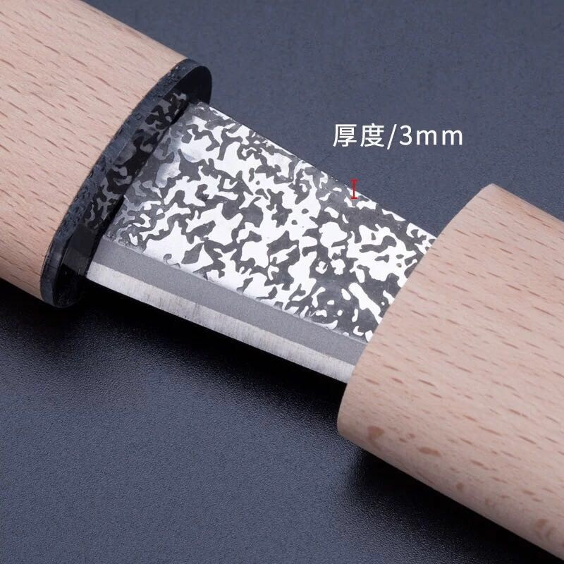 Bar Soul Japanese Ice Shaving Knife Bartender Ice Hockey Knife Round Ice Ball Diamond Square Ice Handmade Large Ice Cube Japanese Ice Shaving Knife 140g
