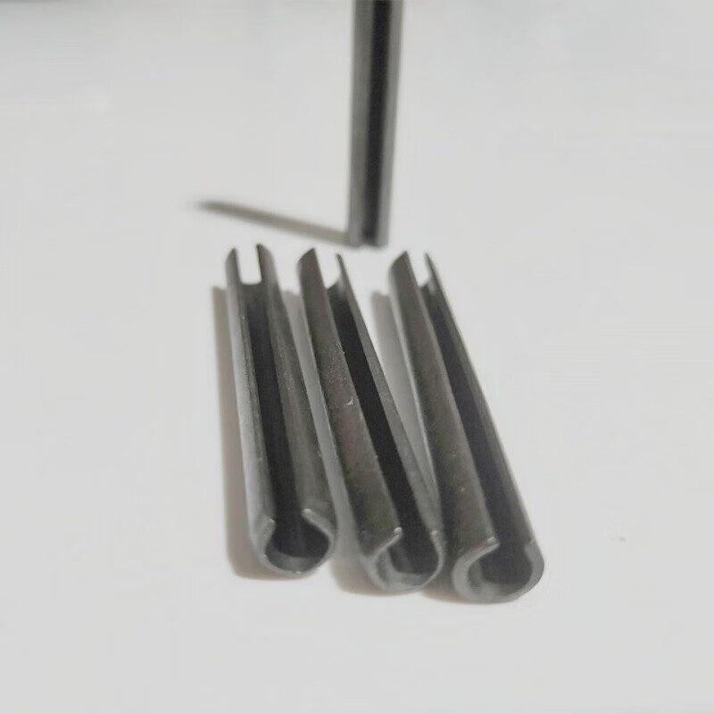 Taishilon customized elastic cylindrical pin 65 manganese steel positioning pin stainless steel split pin black elastic pin set box hollow pin large set (8/10)