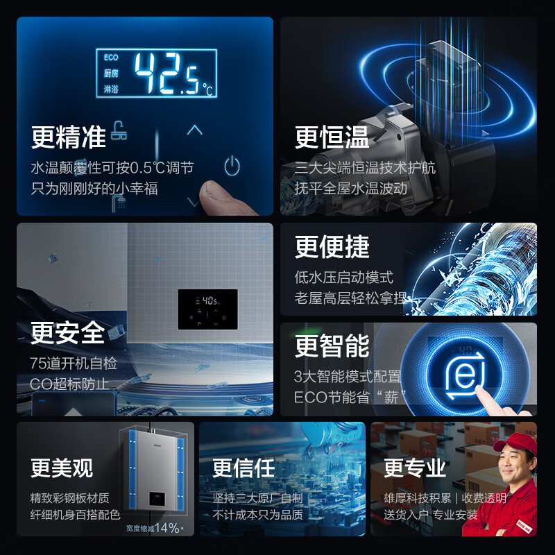 Rinnai Xiaomanyao Max 16L gas water heater water servo constant temperature 0.5 temperature adjustment water servo water heater 16GD72 (JSQ31-GD72)