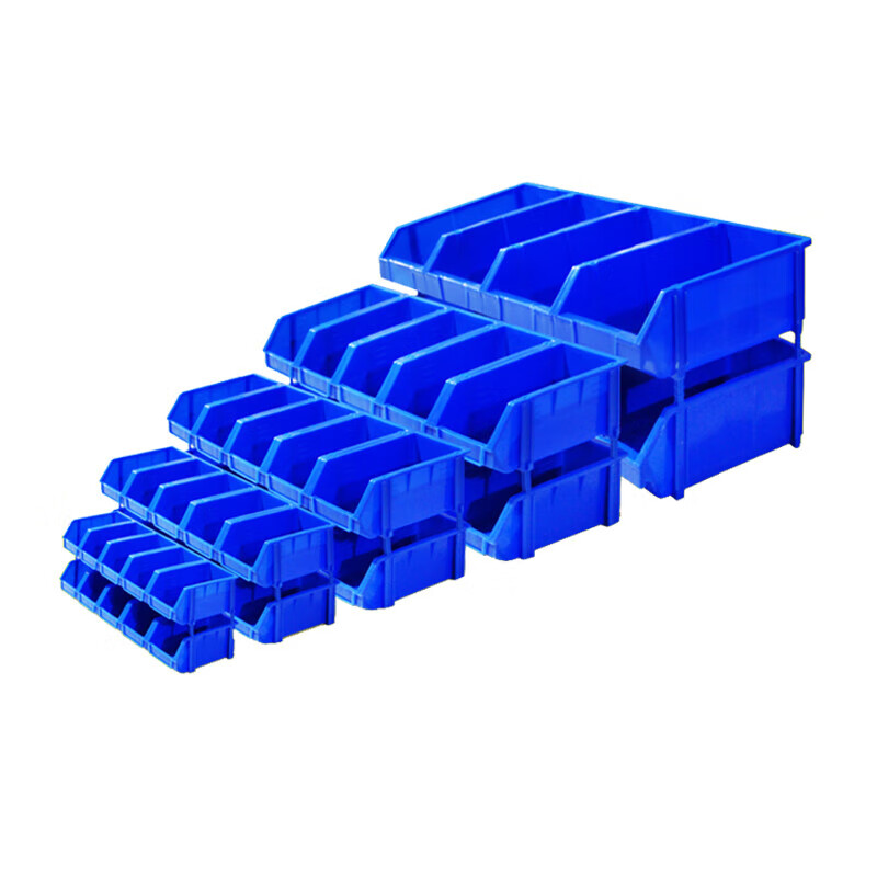 Xingyun thickened parts box A2 thickened 245*155*120 parts storage box warehouse storage shelf hardware screw oblique material box (no label cover)