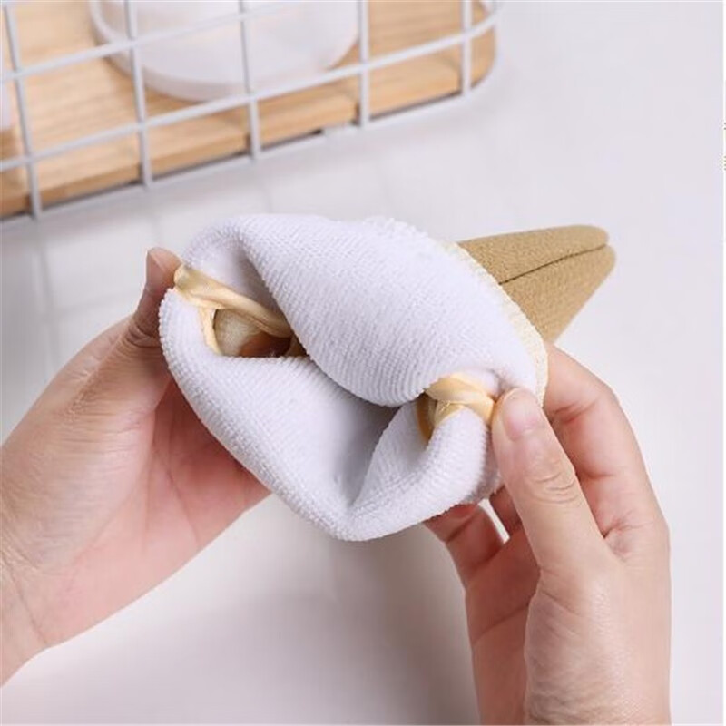 Thickened coarse scrub bath towel, double-sided strong mud rub with finger bath gloves, bath towel, bath towel, exfoliator, discount - 2 pack (matched with 2 different colors)