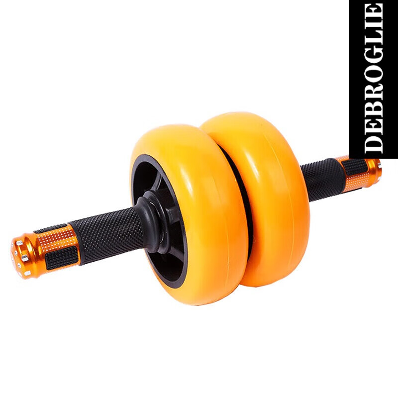 DEBROGLIEaea healthy abdominal wheel bearing version household wheel abdominal muscle wheel bearing solid device yellow single wheel bearing version