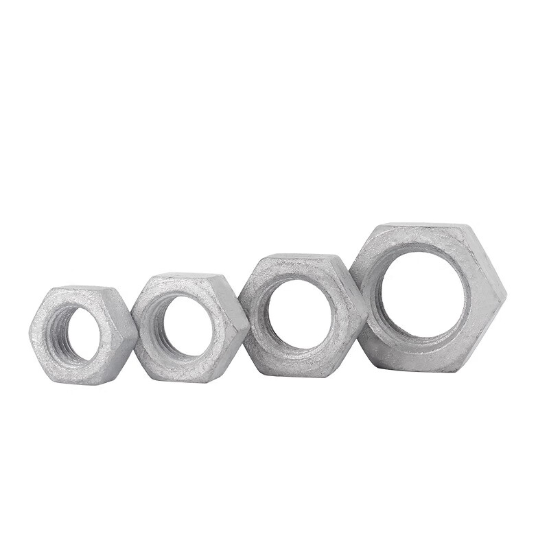Creaby hot-dip galvanized nut hexagonal screw cap 8-level hot-dip galvanized expanded white zinc nut fastener accessories M30 1 piece 8-level hot-dip galvanized