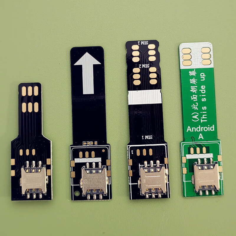 Suitable for business hall card opening test Android Apple mobile phone card inserter mobile phone external card tray card slot card reader Android A external Micro card