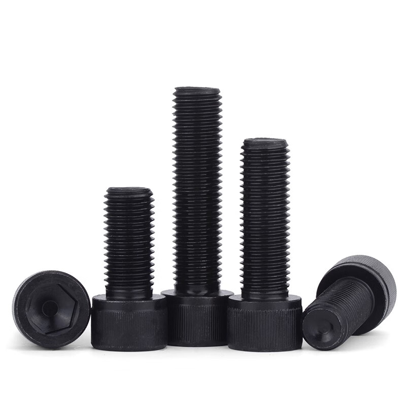Jinggong (JINGGONG) 12.9 grade hexagon socket screws, high-strength cylindrical head screws, cup head bolts, full-thread high-strength national standard M6*25 (20 pcs)