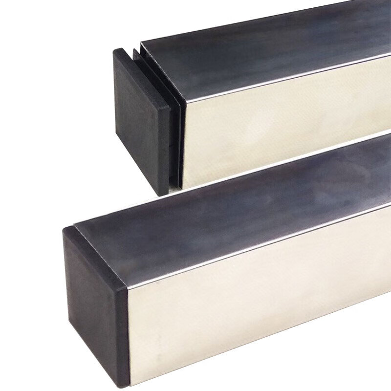 Bingyu table and chair foot pads, plastic square tube, stainless steel inner plug, square plug 20*40mm (100 pieces)/pack BH-546