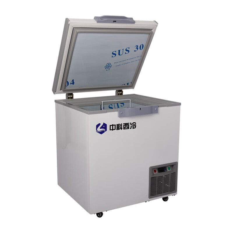 Zhongke Xileng ultra-low temperature freezer minus 80 degrees small scientific research biological laboratory refrigerator medical vaccine plasma medicine freezer minus 60 dry ice industrial parts cryogenic-40 quick freezer 168L (800x750x900mm) -45 degrees (-15 to -45 degrees adjustable)